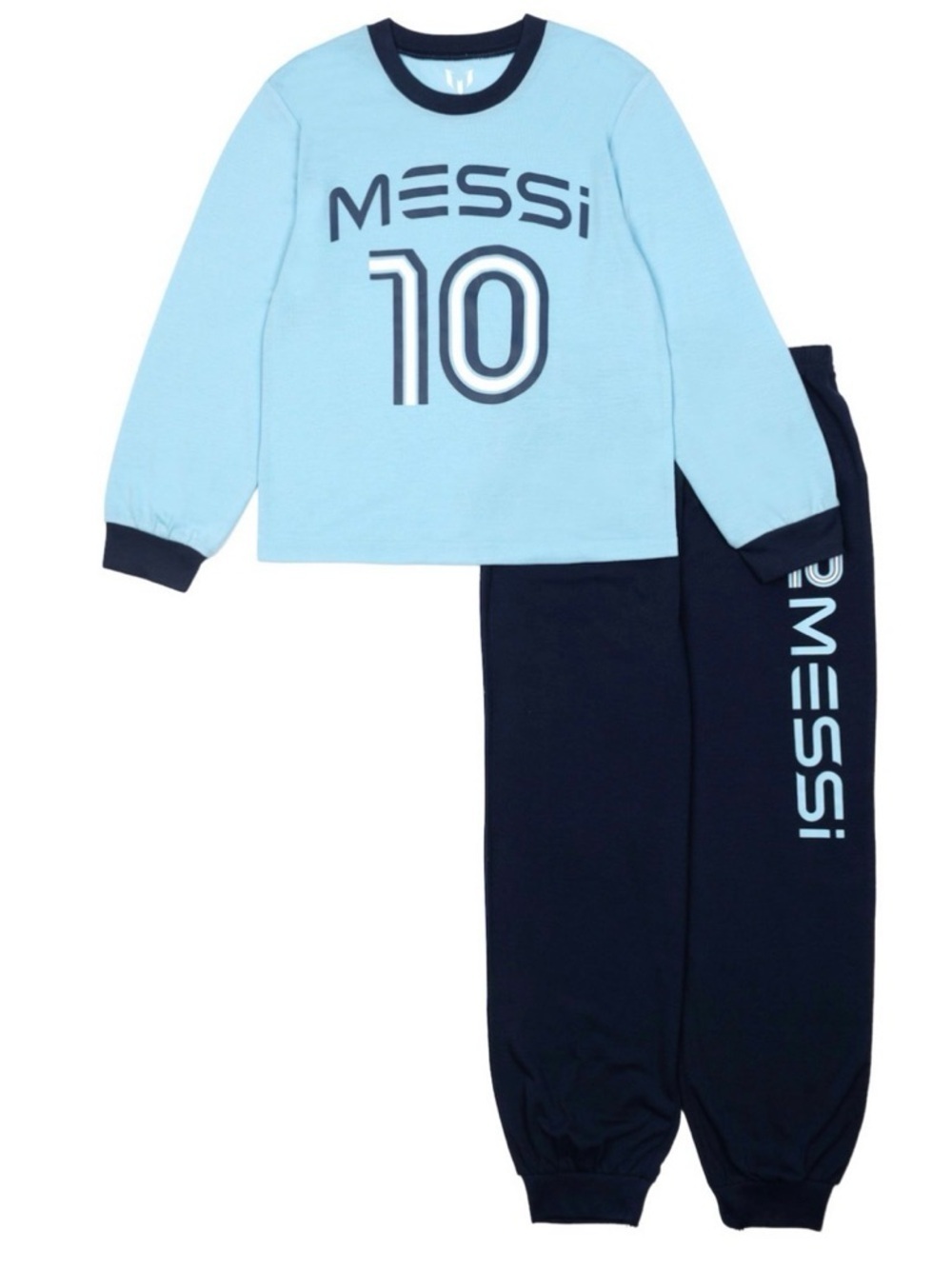 NWT Messi Collection Kids Pajama Set XS/ 4 Soccer Futball Football Lionel 10 PJ